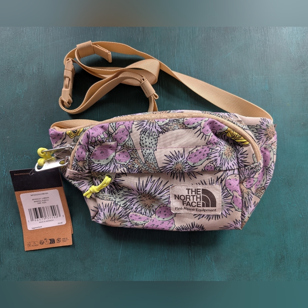 The North Face Berkeley Lumbar, OS, Mineral Purple Cactus Camo Print